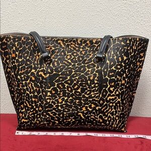 Antonio Melani Leopard Print Tote Bag